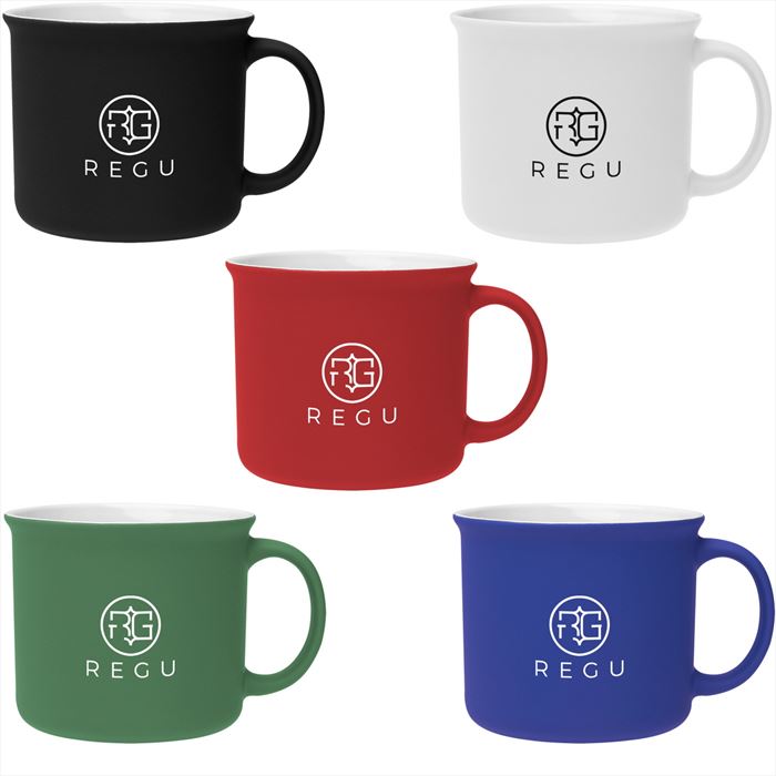 DH8136 15 Oz. Soft Touch Campfire Mug with Custom Imprint